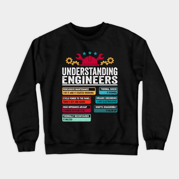 Understanding Engineers Engineering Student Crewneck Sweatshirt by Crazyshirtgifts